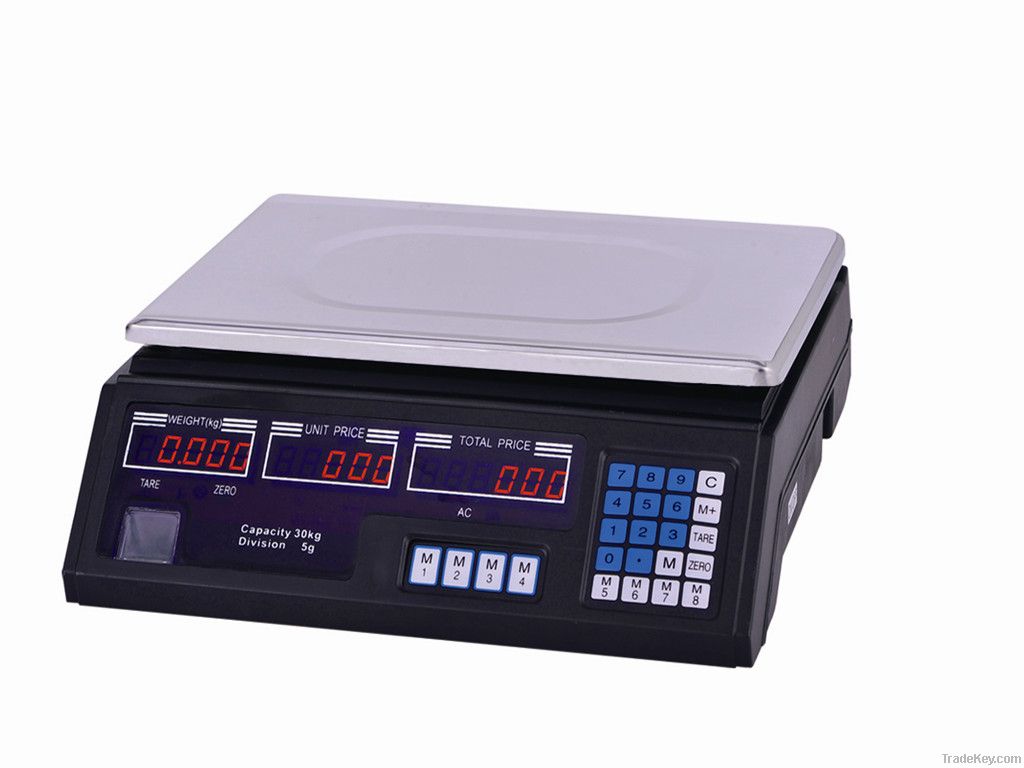 Electronic digital scales price computing scale