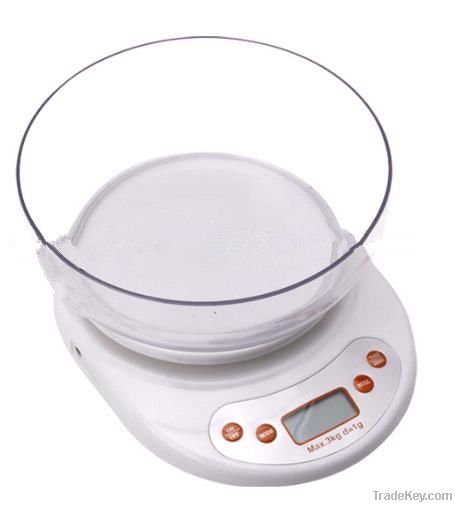 Electronic digital kitchen balance scale