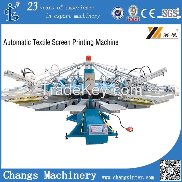 YH Series Automatic Textile Screen Printing Machine for T-shirt