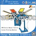 SPM 6 color 6 station manual silk screen printer