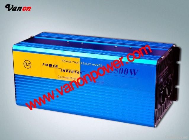 2500W Modified sine wave power inverter (12v/24V to 110v/220v-50/60hz)