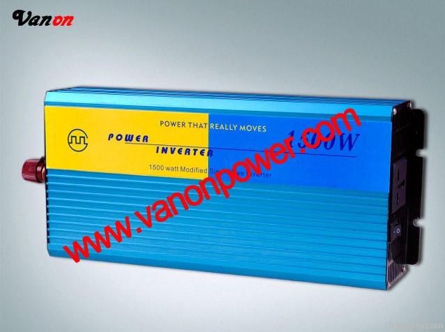 1500W Modified sine wave power inverter (12v/24V to 110v/220v-50/60hz)