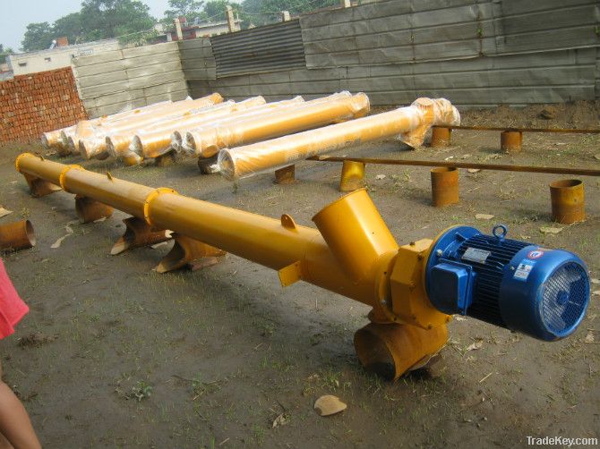 LSY250 automated tubular screw conveyor with valve