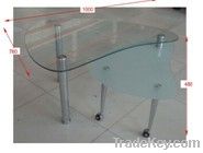 Glass coffee table