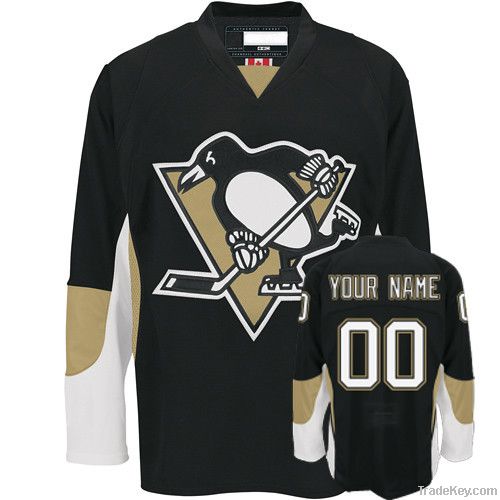 Penguins Home Any Name Any # Custom Hockey Jersey Uniforms