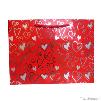 Valentine series red paper packing bag