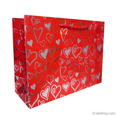 Valentine series red paper packing bag