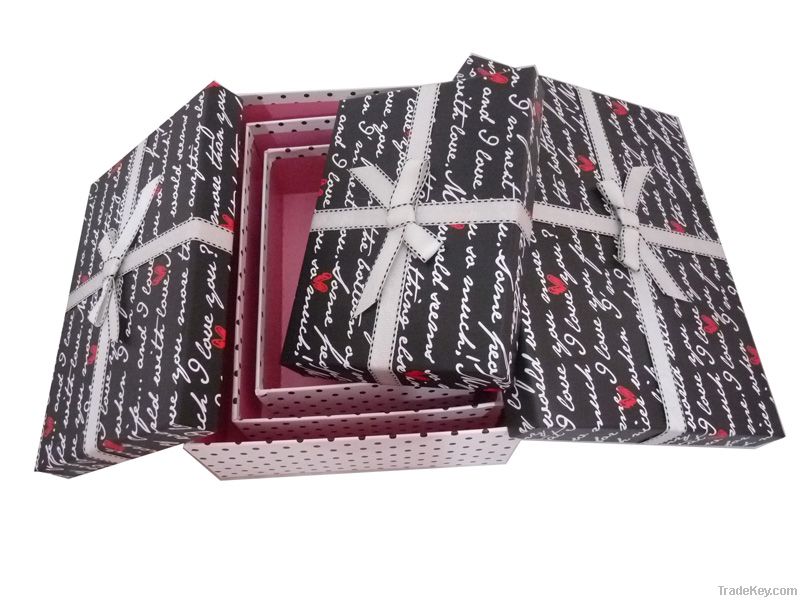 New fashion paper gift box