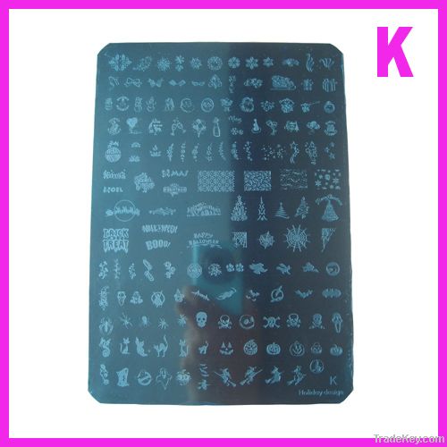 nail stamping plate/nail design plate/nail art