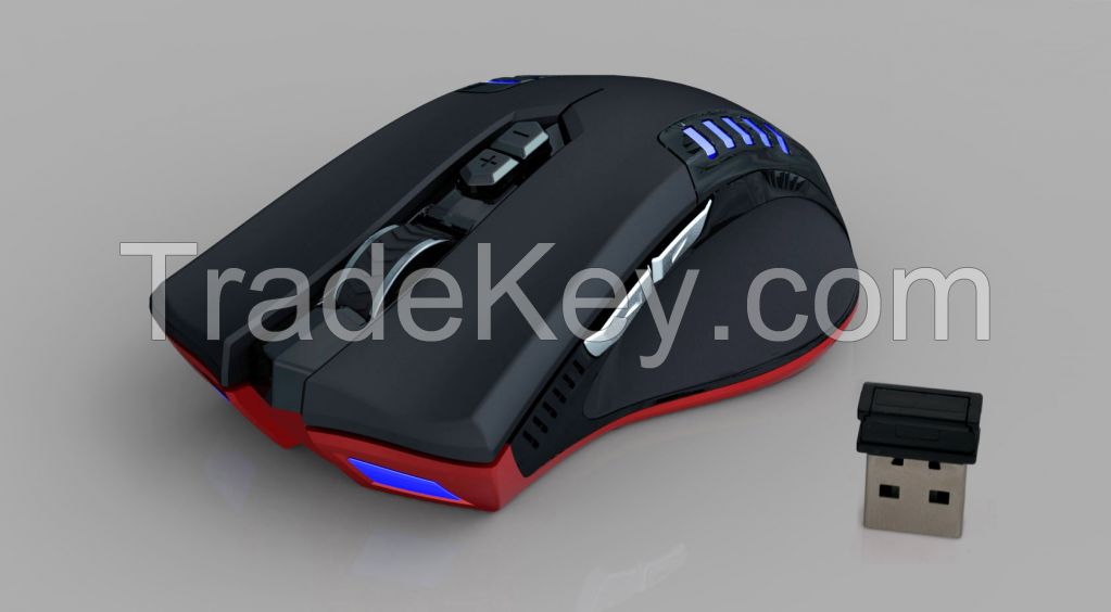 2.4 GHz Wireless Mouse, 5 Buttons with DPI/RF, Customized Colors Welcomed