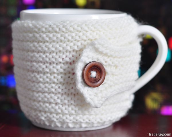 kint cup cozy knitted mug cozy