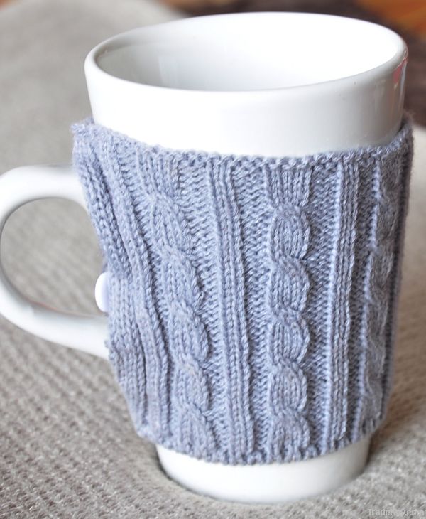 kint cup cozy knitted mug cozy