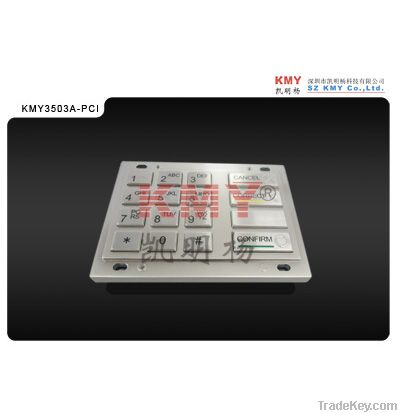 Encrypted Pin Pad with PCI2.0 for ATM