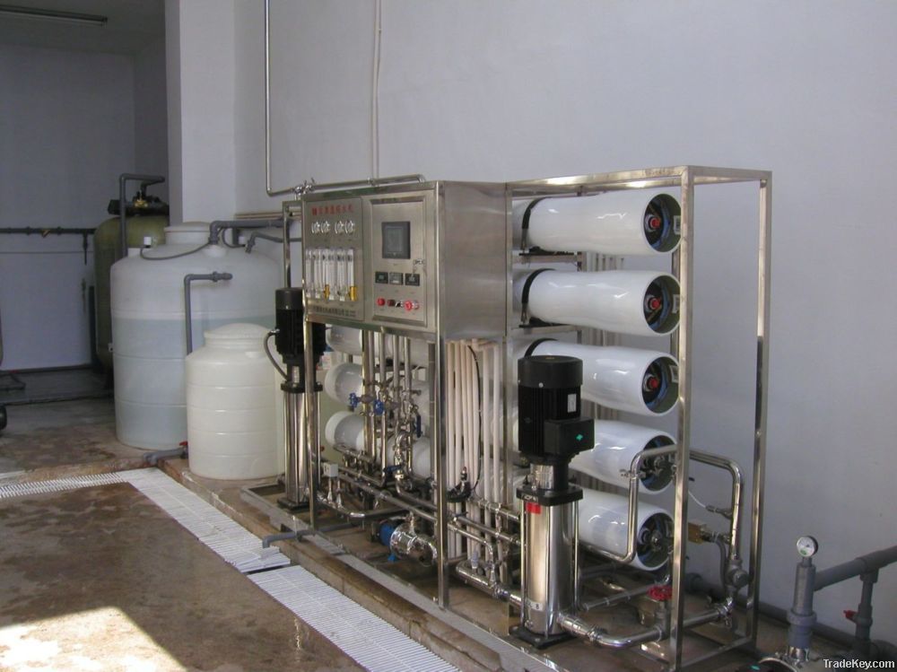 reverse osmosis water purification system with high desalination rate