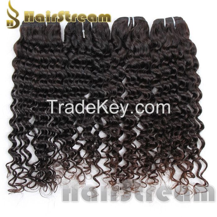 Virgin Brazilian Human Hair Extension Remy Deep Wavy Kinky Curly Hair Weave