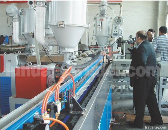 Aluminium composite pipe extrusion line