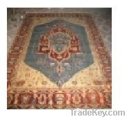 Wool hand-knotted carpet