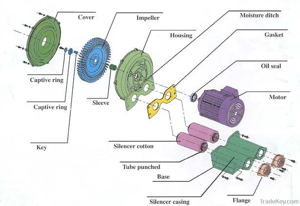 high pressure aquarium  three phase regenerative blowers