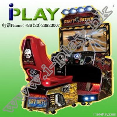 DIRTY DRIVIN VIDEO ARCADE RACER GAME 42&#039;&#039;LCD GAME MACHINE