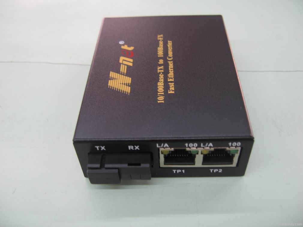 10/100M single fiber bi-directional media converter