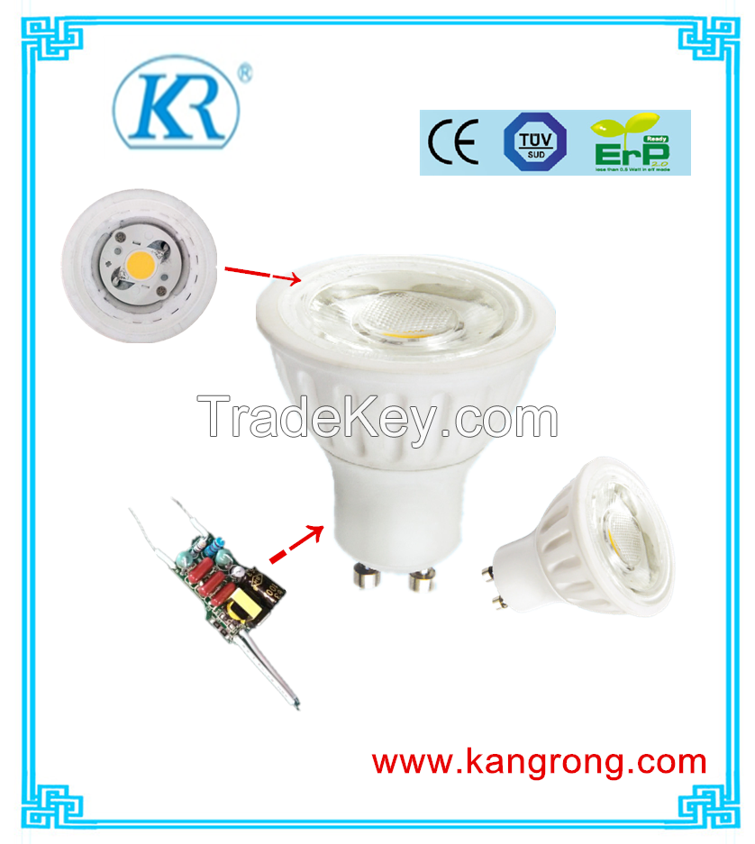 7W TUV, CE GU10 LED Ceramic Spot light/down light/Ceramic