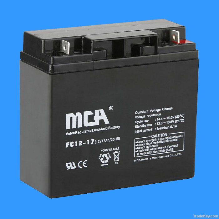 VRLA  battery 12V-17AH