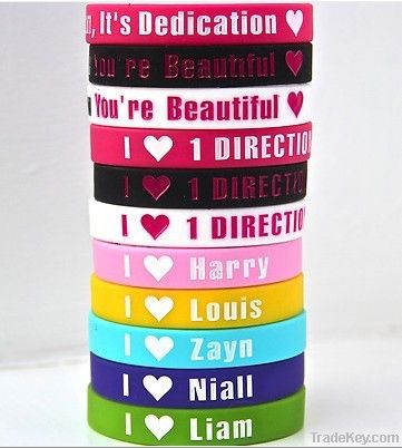 silicone bracelet, silicone wristband