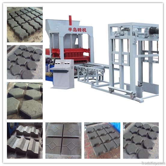 hydraulic hollow brick making machine