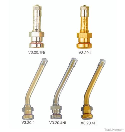 clamp in tubeless tire valve