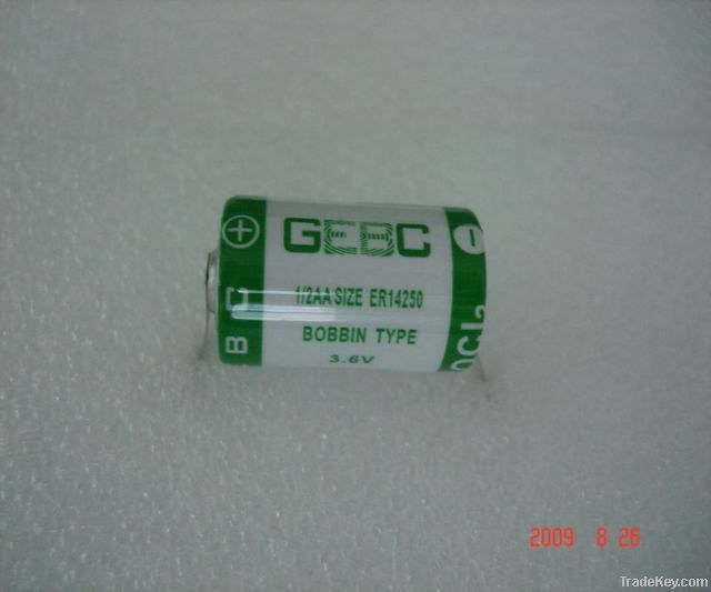 Lithium Thionyl Chloride Battery 3.6V ER14250 ER14250 ER14250