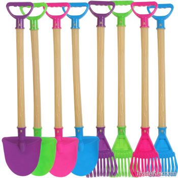 Plastic Beach Rakes & Shovels, 25"