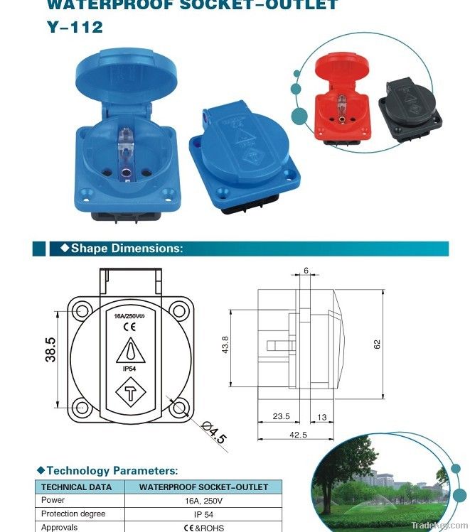 Waterproof socket