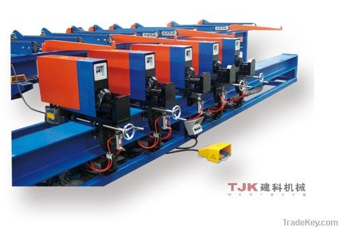 five header vertical rebar bender machine