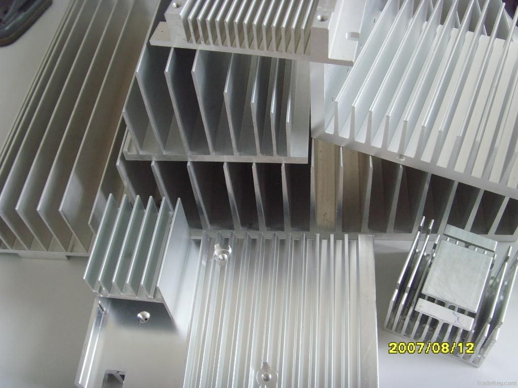 Aluminium radiator LED housing