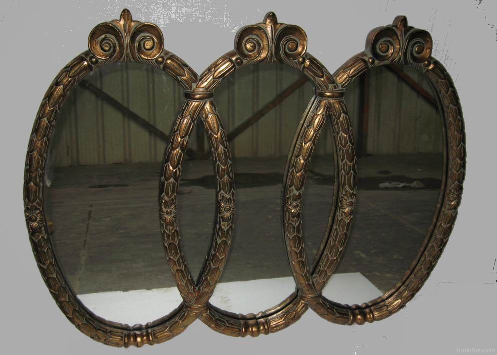 antique hand made wall mirror