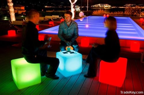 Seven color change LED Cube outdoor/indoor use