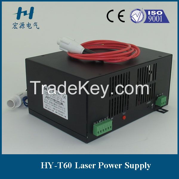 1200mm laser tube power supply HY-T60 60watt black laser power