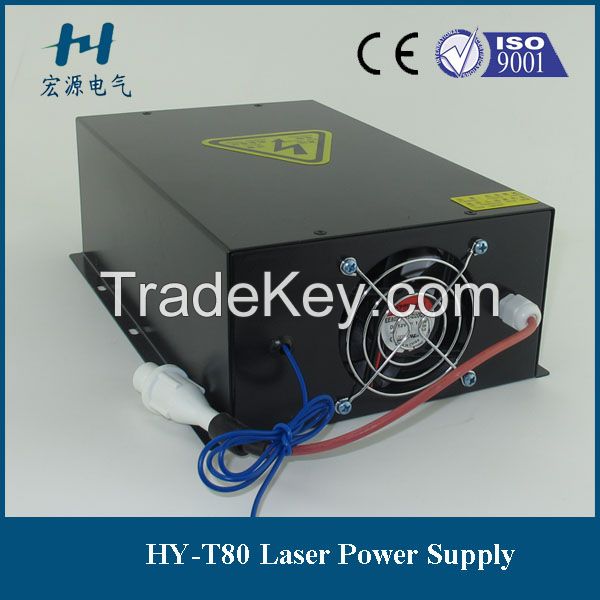 Original 80w black laser power supply for laser tubes HY-T80