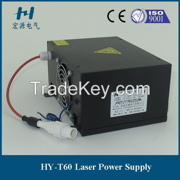 1200mm laser tube power supply HY-T60 60watt black laser power