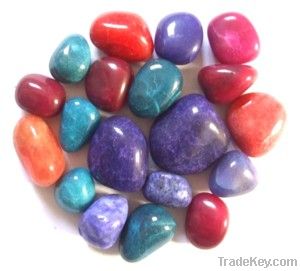 TUMBLED STONES DYED