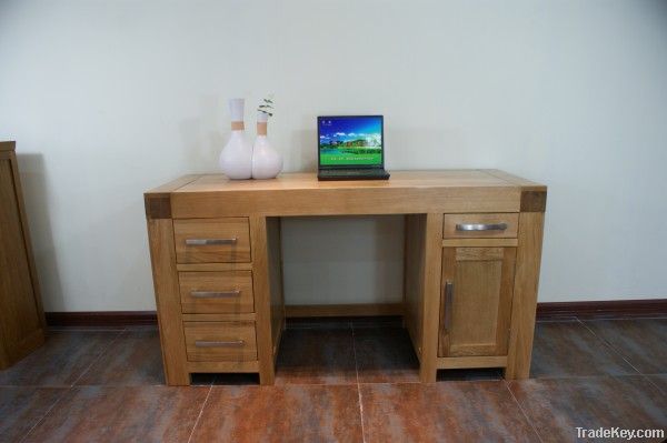 double pedestal desk, dresser table