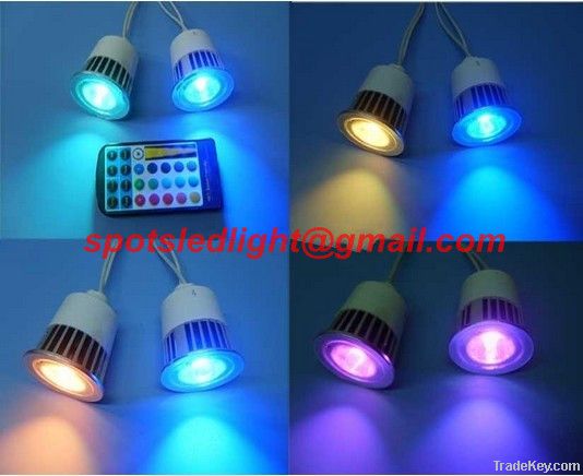 E27 led spotlight 5W RGB