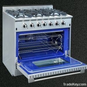 6 burner gas range/36&quot; gas range