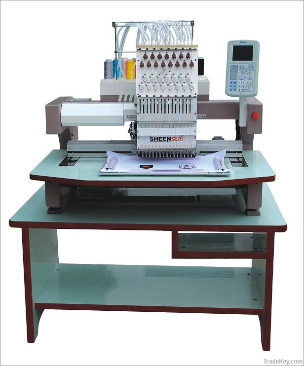 SINGLE HEAD PORTABLE CAP AND TUBULAR COMPUTERIZED EMBROIDERY MACHINE