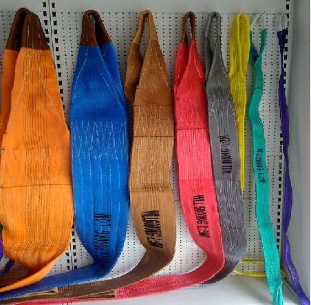 Polyester webbing sling, round sling, ratchet tie down