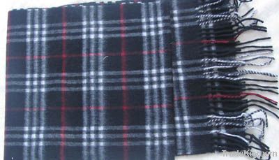 Cashmere Check Scarf