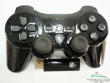 PS3 2.4G wireless 6-axis joystick