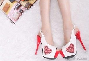 2012 new fashion high heel open toe women shoes