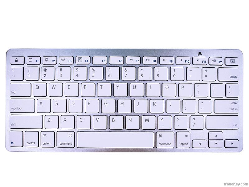 Super Slim Blutooth 3.0  Mini Keyboard 78 Keys White