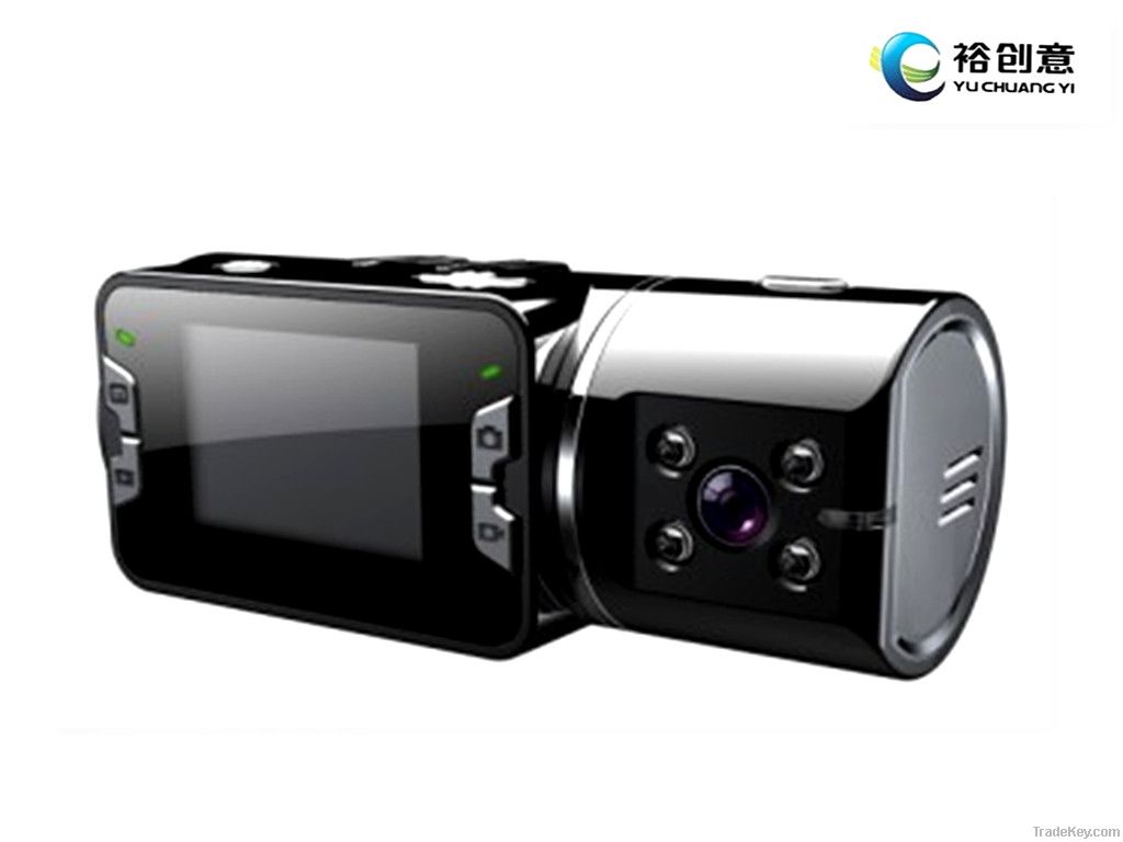 HD 720P, Dual lens with 14 LED, Car black box/Car DVR-(CY-399S)